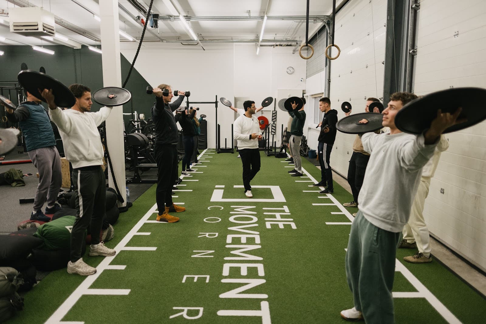Coaches training together at a Moved Academy immersion