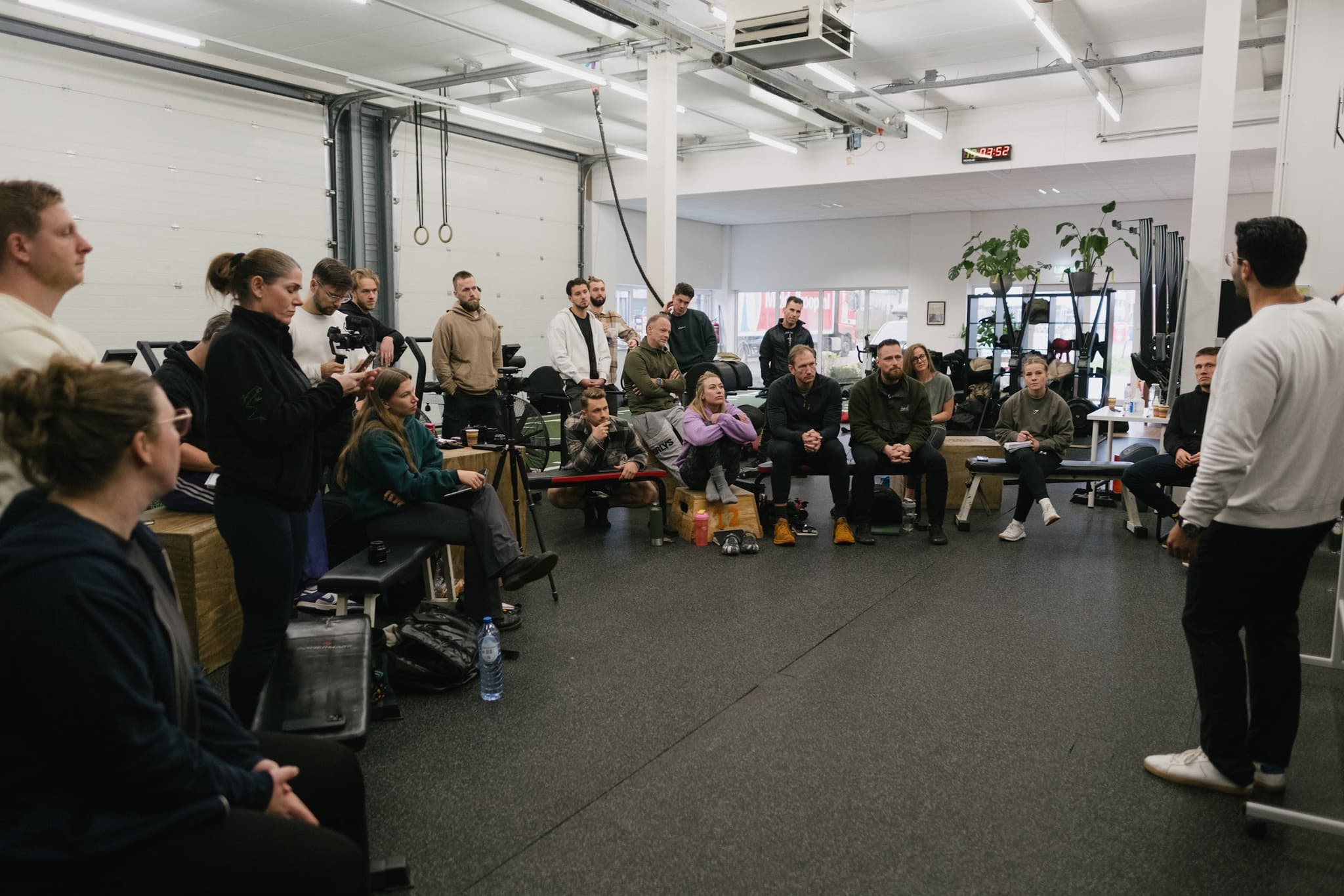 Moved Academy coaches gathered for a workshop discussion