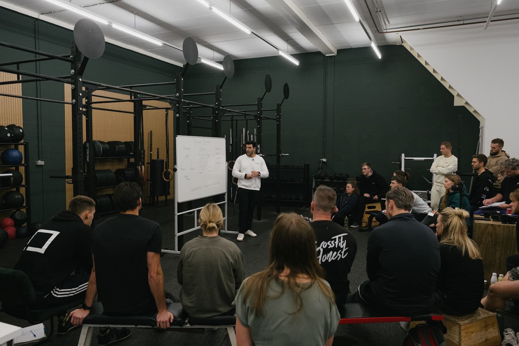 Richard Aceves teaching coaches at a Moved Academy seminar